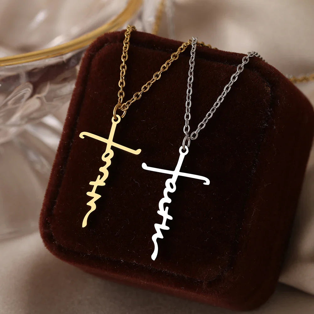 Faith Cross Necklace