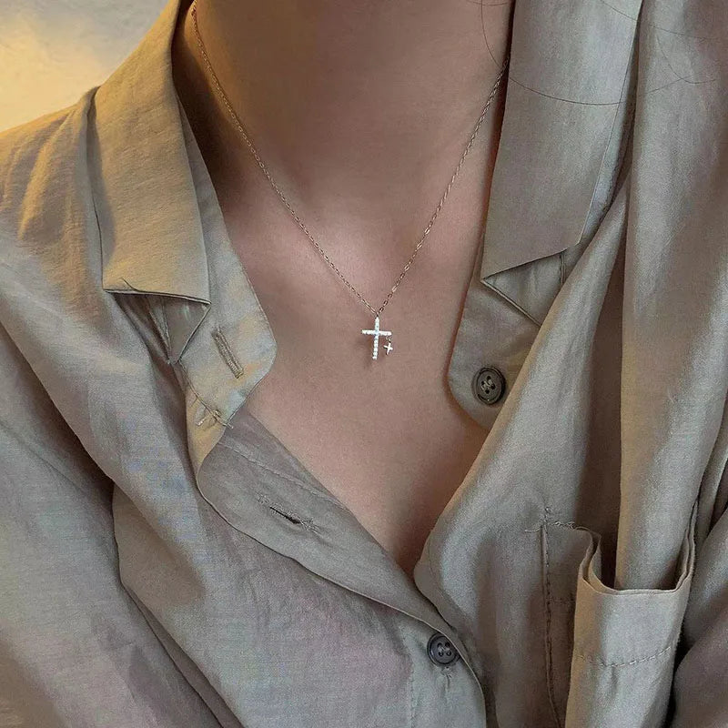 Cross Sterling Necklace