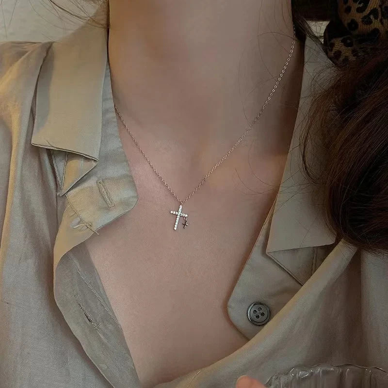 Cross Sterling Necklace