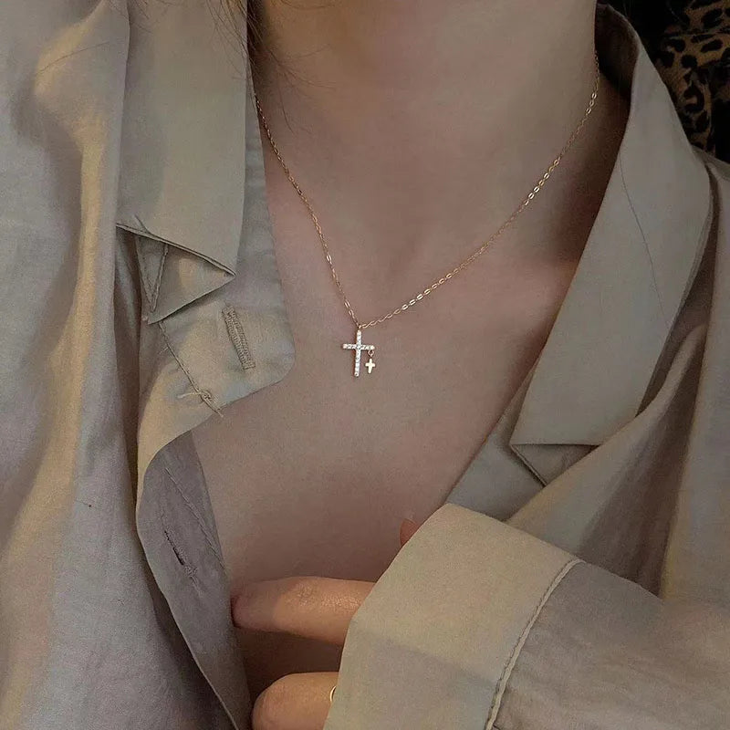 Cross Sterling Necklace