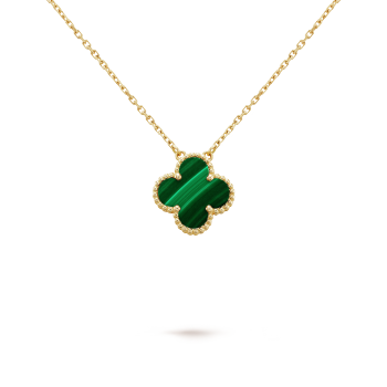 LAVISH CLOVER NECKLACE - GREEN