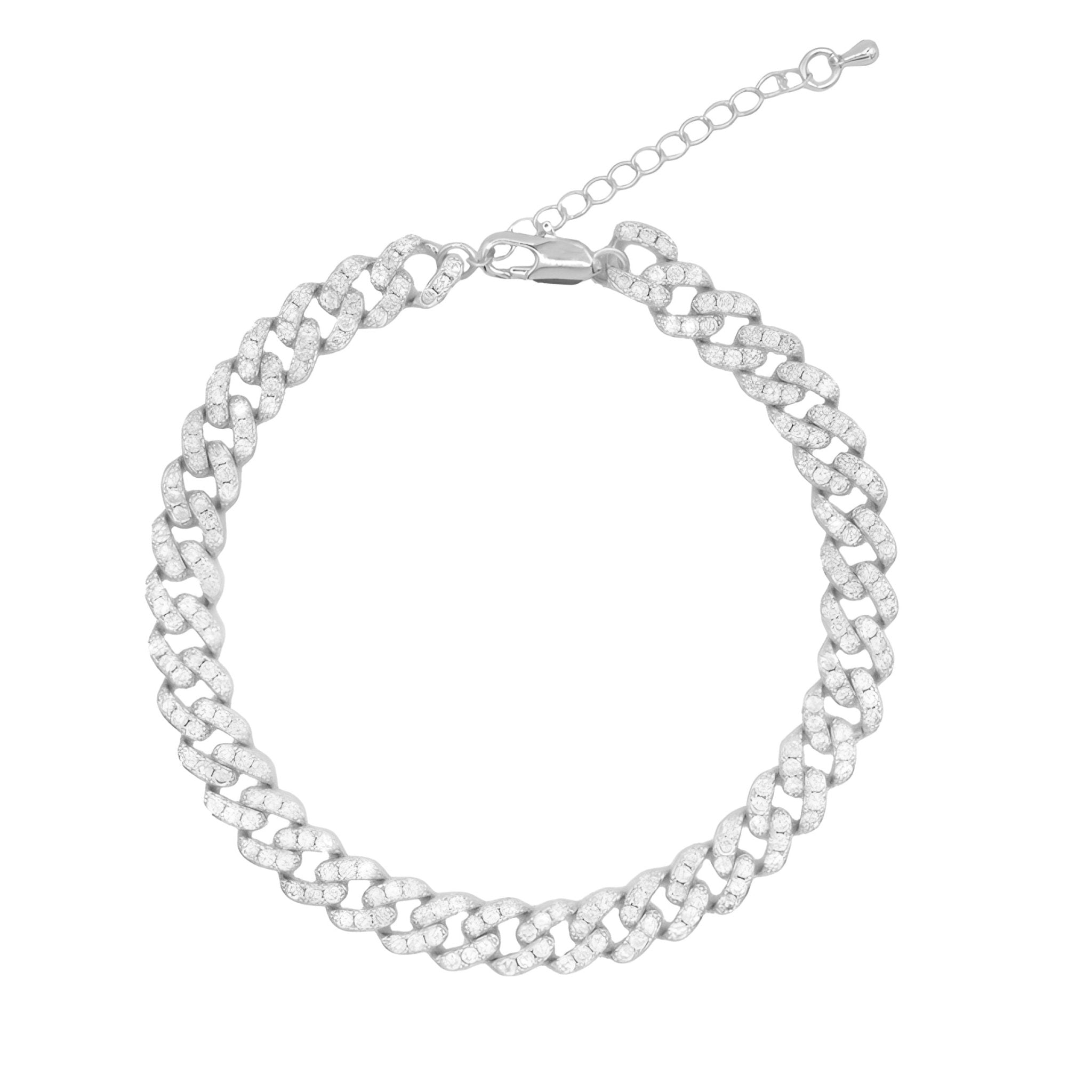 DONATELLA ANKLET - SILVER